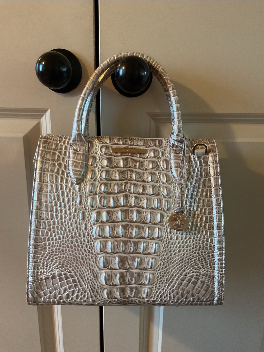New Brahmin Pristine Melbourne Small Caroline Satchel - Picture 3 of 3